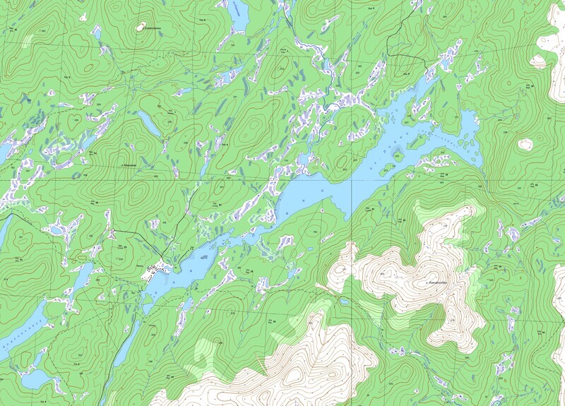 Озеро Ловно карта 