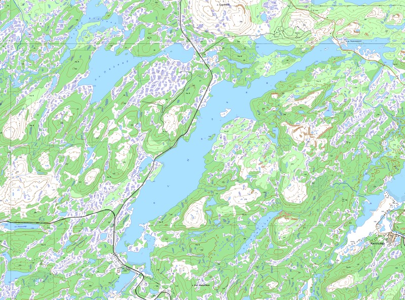 Озеро Нялъявр карта