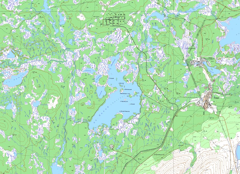 Озеро Сикир карта 