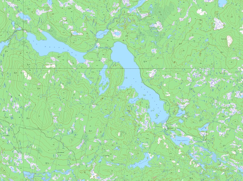 Озеро Симбозеро карта