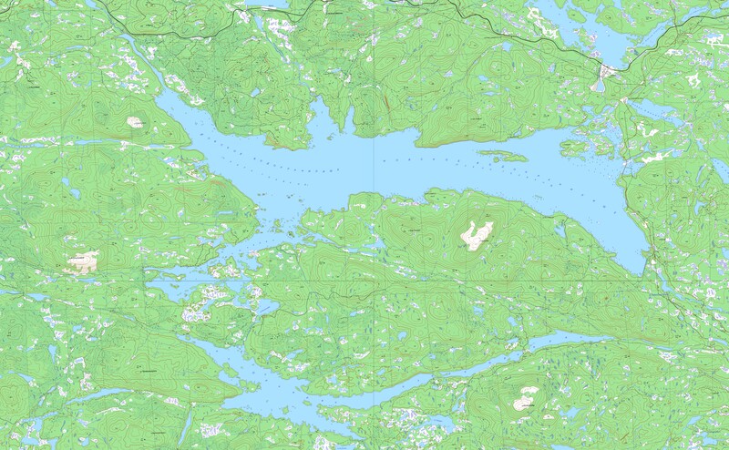Озеро Толванд - Лохтъярви  карта 