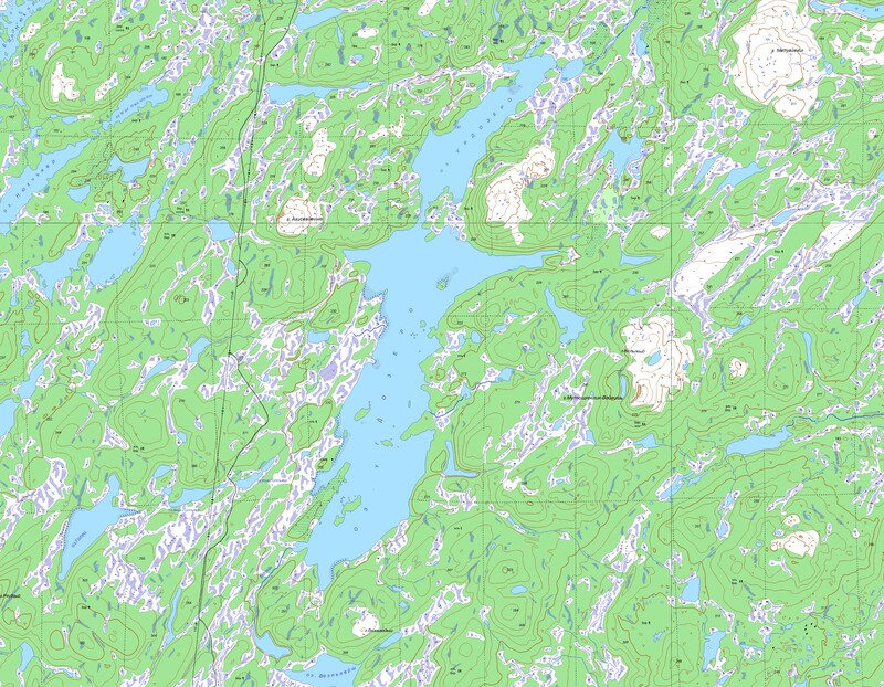 Озеро Урдозеро карта