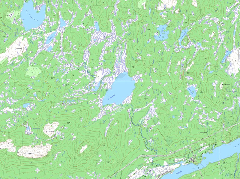 Озеро Пакъявр карта