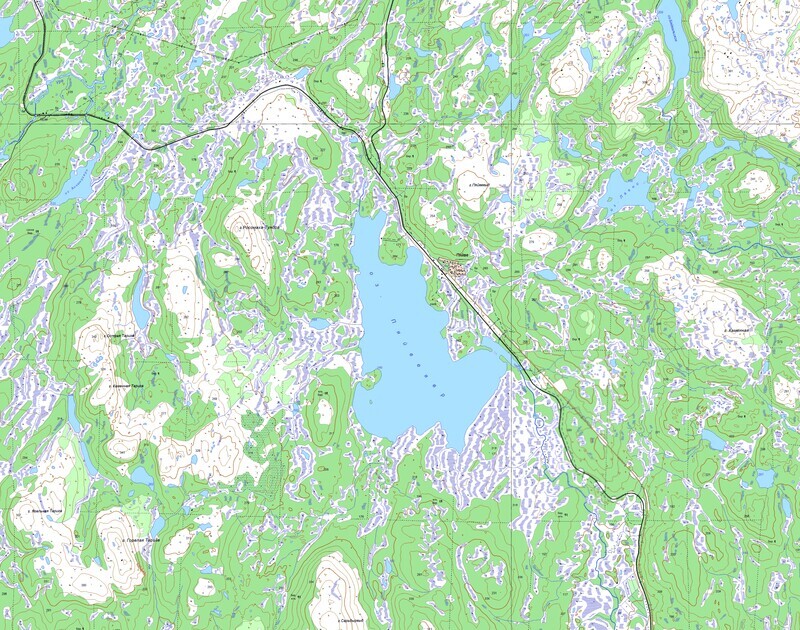 Озеро Пяйве-явр карта