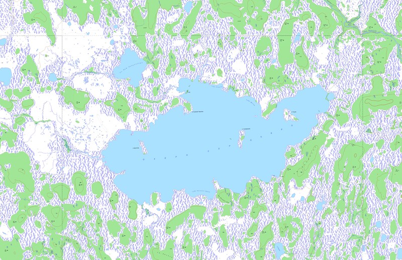 Озеро Сергозеро карта