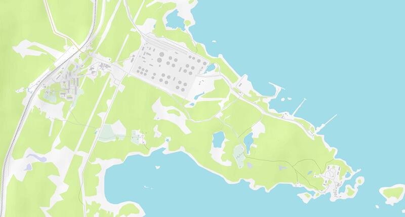 Белое море карта