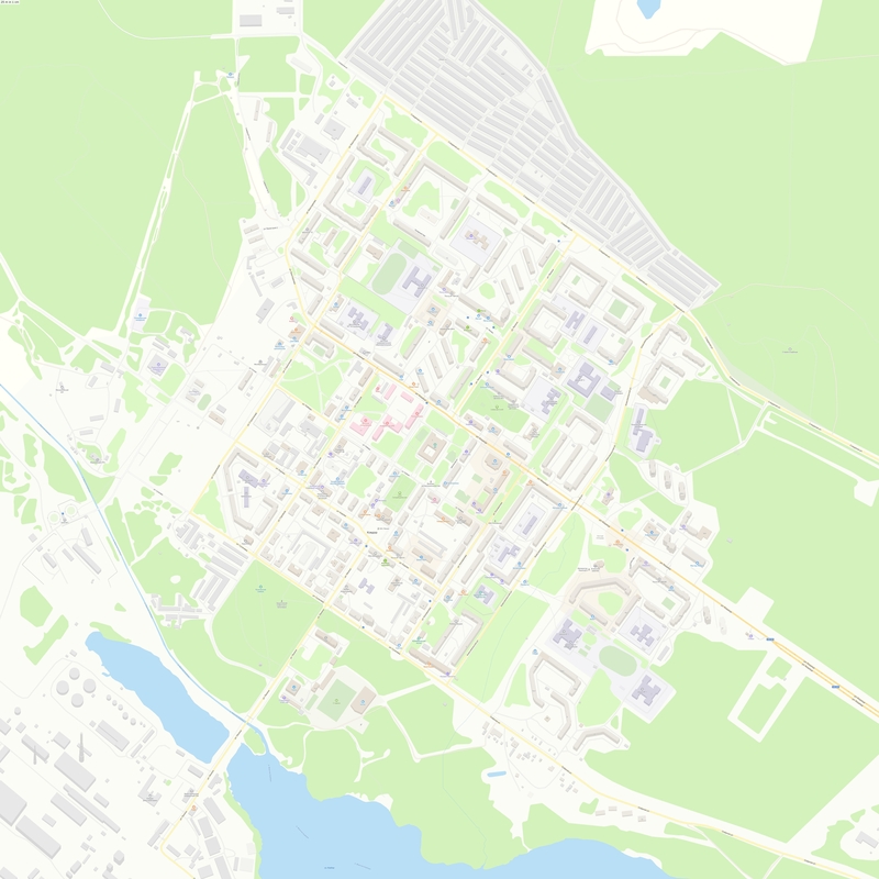 Ковдор карта
