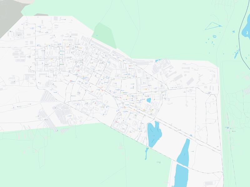 Оленегорск карта